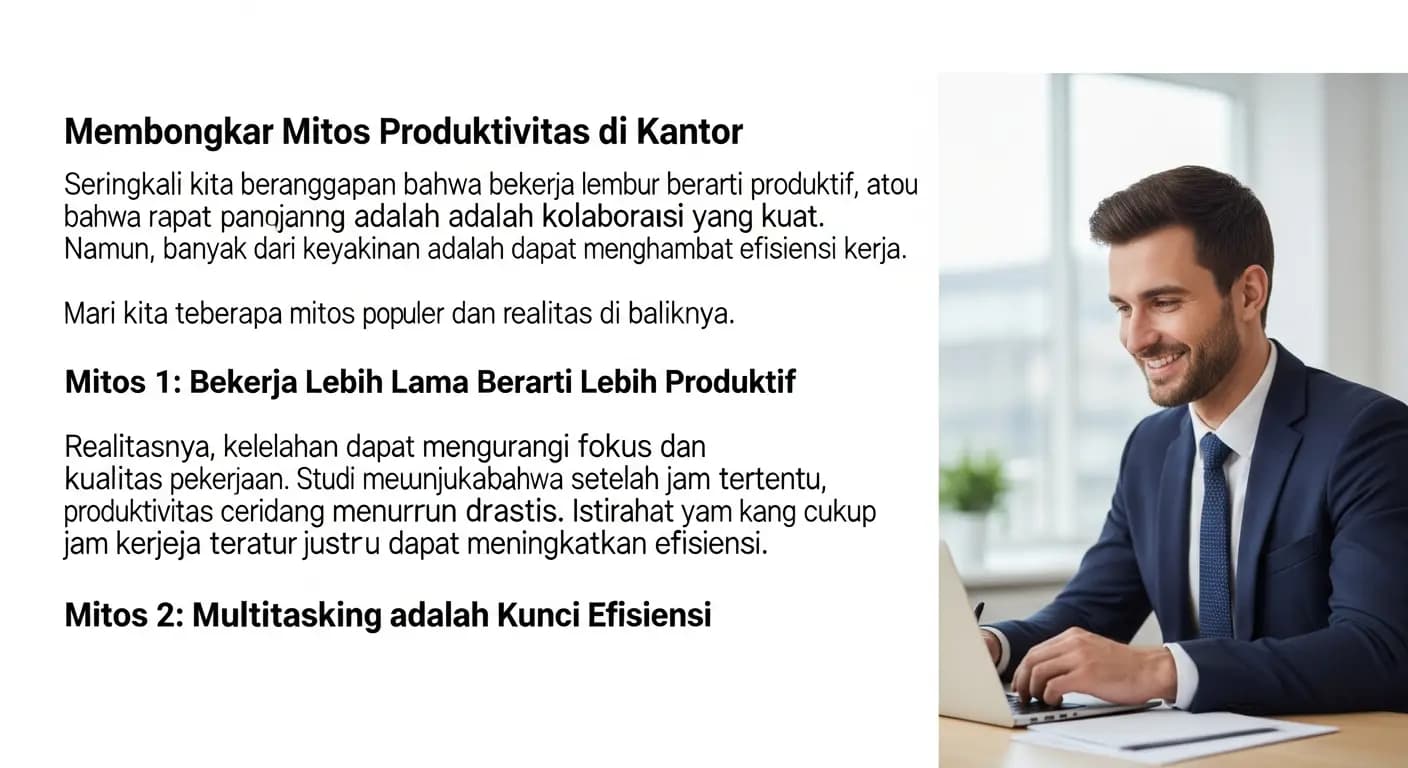 Produktivitas di Kantor: Mitos dan Realitas dengan Notulensi Gratis Trial