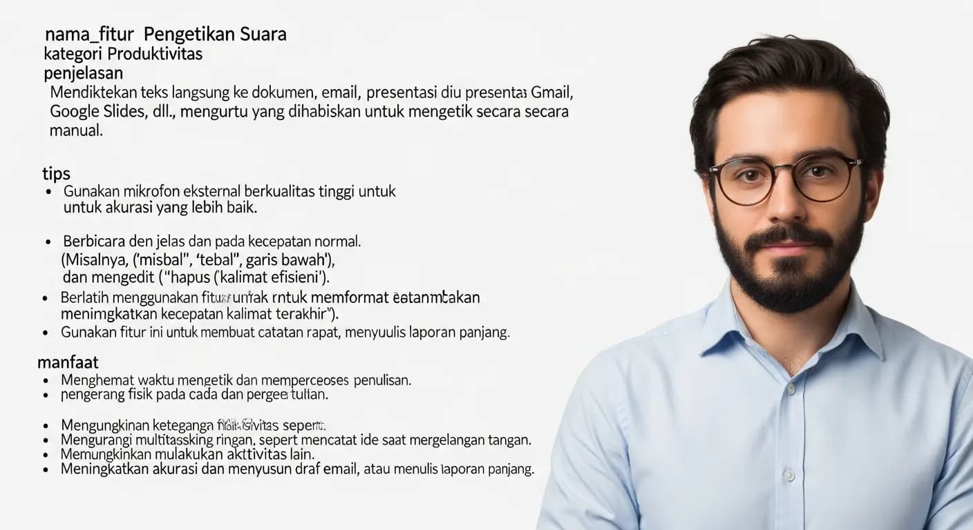 Meningkatkan Produktivitas di Kantor dengan Google Mengetik Suara