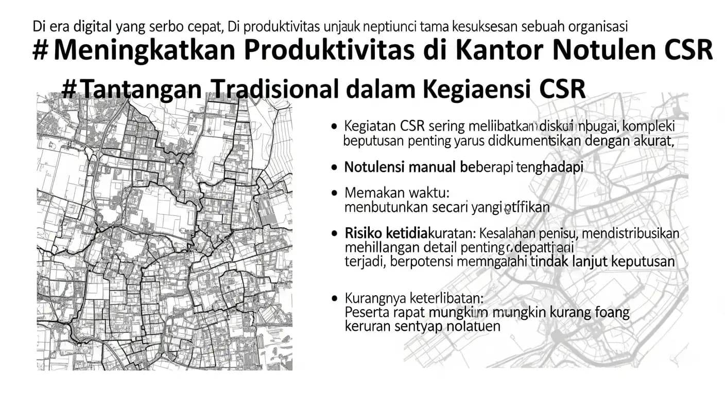 Meningkatkan Produktivitas di Kantor dengan Notulensi Kegiatan CSR
