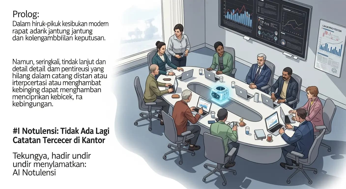 AI Notulensi: Tidak Ada Lagi Catatan Tercecer di Kantor