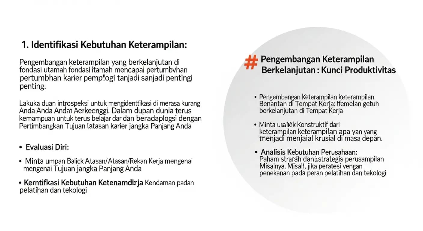 Mengembangkan Keterampilan Secara Berkelanjutan di Tempat Kerja: Kunci untuk Produktivitas